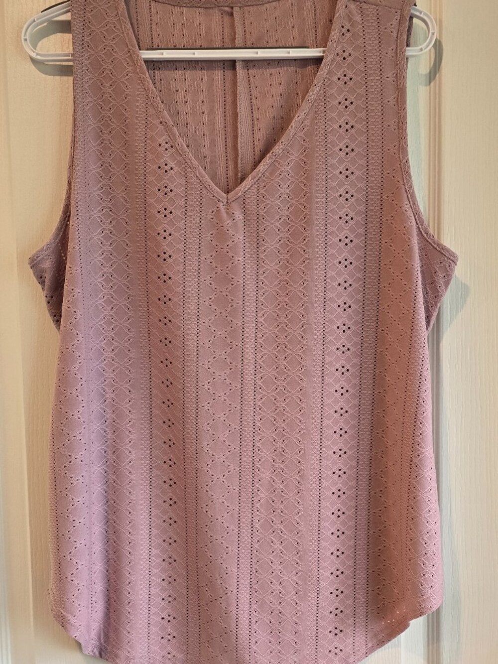Eyelet Tank Top